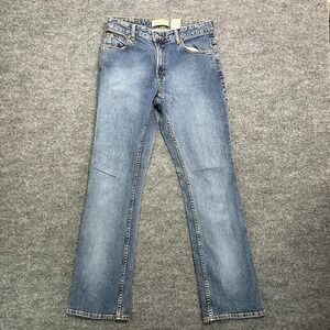 Gap Bootcut Jeans Womens 6 Blue Denim Stretch Hipster Zip Fly USA Made - 30x31.5